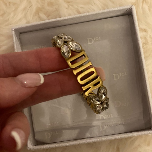 Dior Crystal Logo Bracelet - Picture 6 of 12